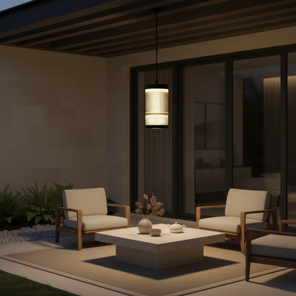 Luminara | Elegant Waterproof LED Outdoor Pendant Light Fixture