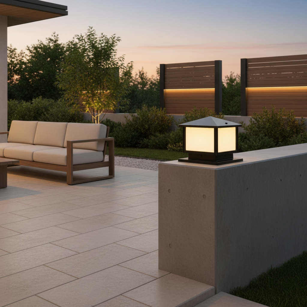 Solara | Modern Durable Solar Outdoor Pillar Garden Lights