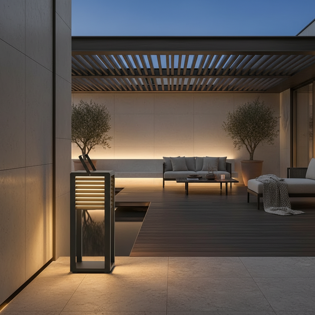 Lumenara | Modern Sleek Portable Outdoor Lantern for Versatile Illumination