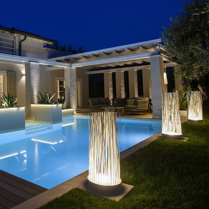 ReedsLight | Elegant Waterproof Stainless Steel Outdoor Floor Lamp
