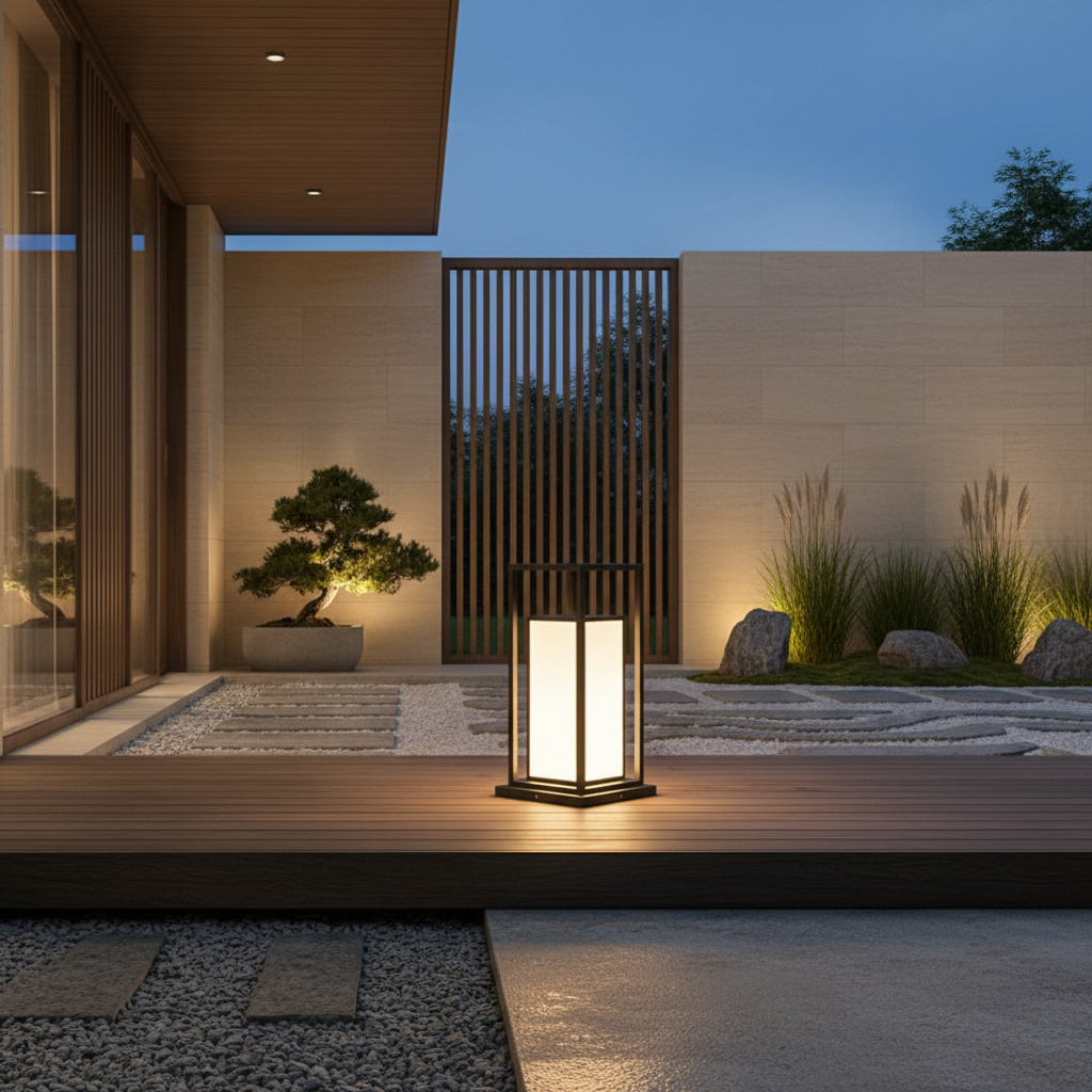 Luminara | Stylish Black Outdoor Wall Lantern with Solar Power Option