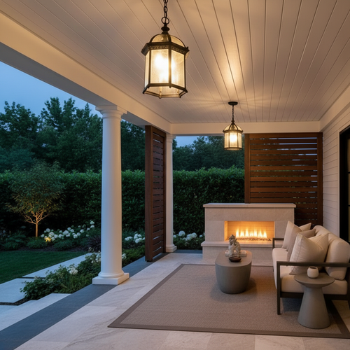 Luminara | Elegant Retro Aluminum Outdoor Wall Lights for Classic Illumination