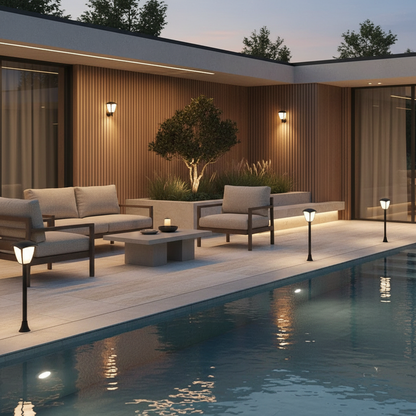 Luminara | Stylish Waterproof Outdoor Wall Lights for Garden Illumination