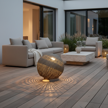 Stylish Outdoor Solar Lantern with Waterproof Design & LED Light | Perfect for Gardens and Patios