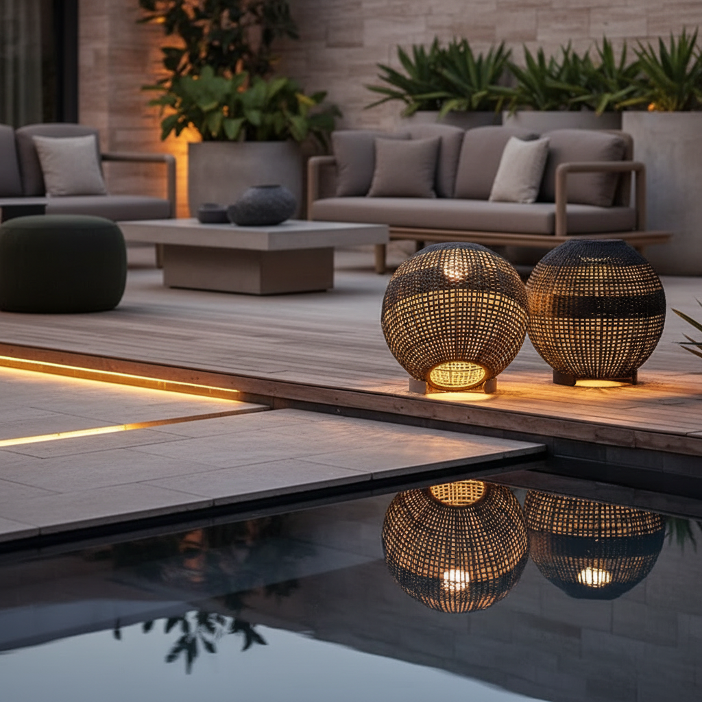 Stylish Outdoor Solar Lantern with Waterproof Design & LED Light | Perfect for Gardens and Patios