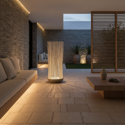 ReedsLight | Elegant Waterproof Stainless Steel Outdoor Floor Lamp