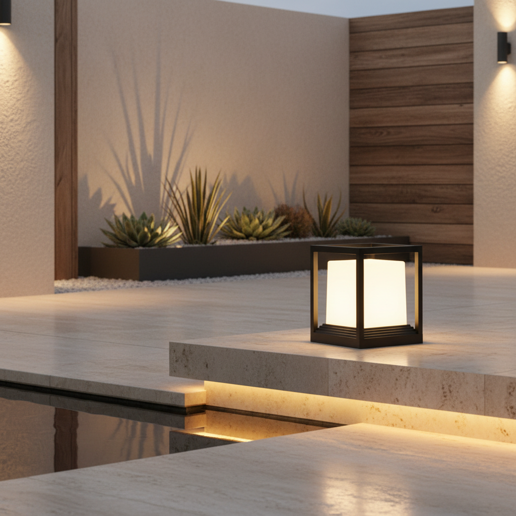 Elegant Solar Garden Light | Waterproof LED Courtyard Pathway Lamp