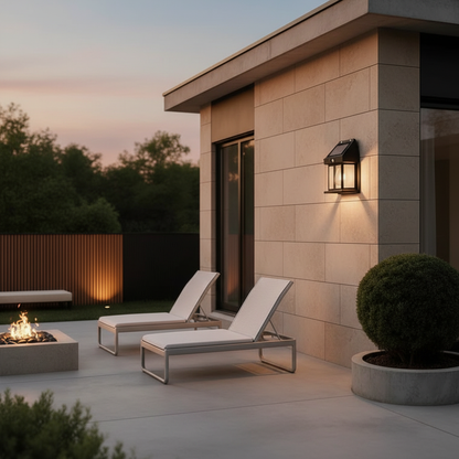 SolarGlow | Elegant Eco-Friendly Solar Outdoor Wall Lantern
