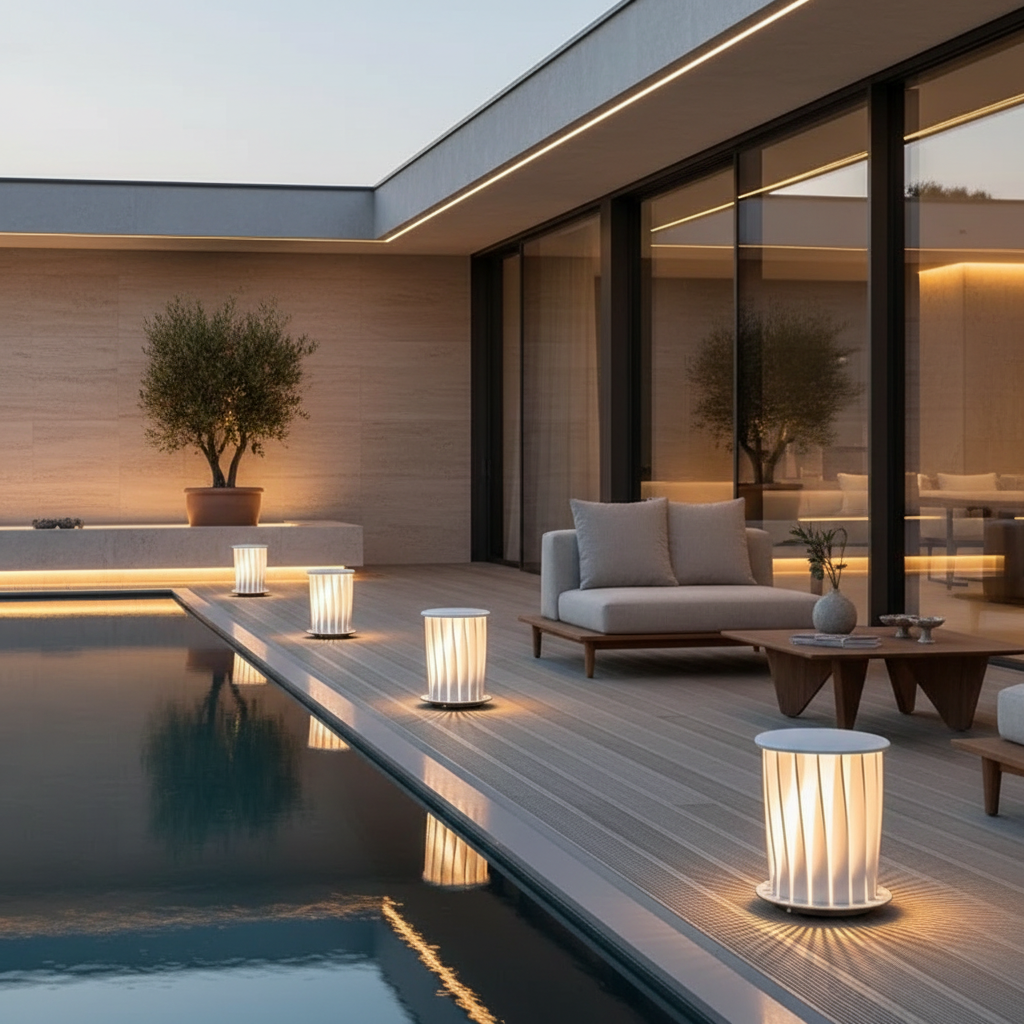 Luminara | Stylish Twisted Metal Solar Outdoor Lantern Light