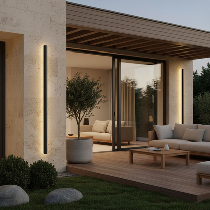 Minimalist Outdoor Wall Lamp | Dimmable IP65 LED Exterior Lighting
