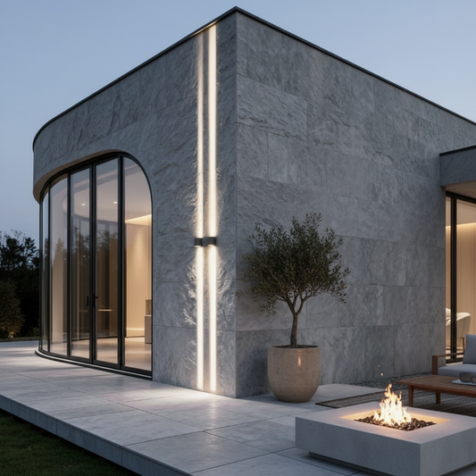 Luminara | Modern Stylish Up Down Outdoor Wall Lantern Light Fixture