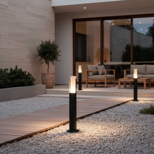CubicLight | Modern Minimalist Aluminum LED Bollard Light for Outdoors