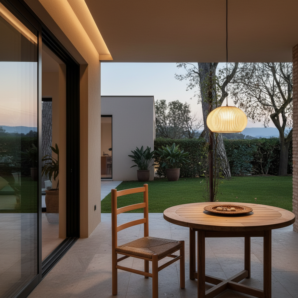 RattanGlow | Elegant Natural Woven Outdoor Wall Lights for Patios