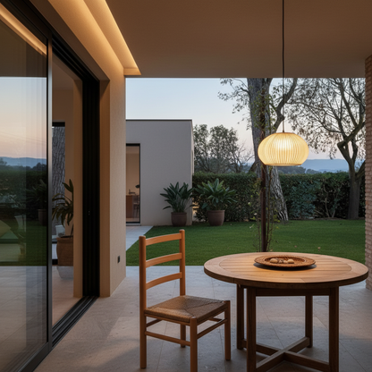 RattanGlow | Elegant Natural Woven Outdoor Wall Lights for Patios