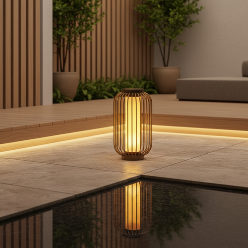 Luminara | Stylish Modern Outdoor Wall Lantern with Waterproof Design