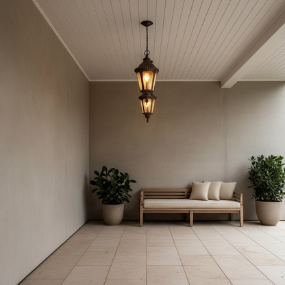 Alumina | Stylish Black Glass Kitchen Pendant Lighting Fixture