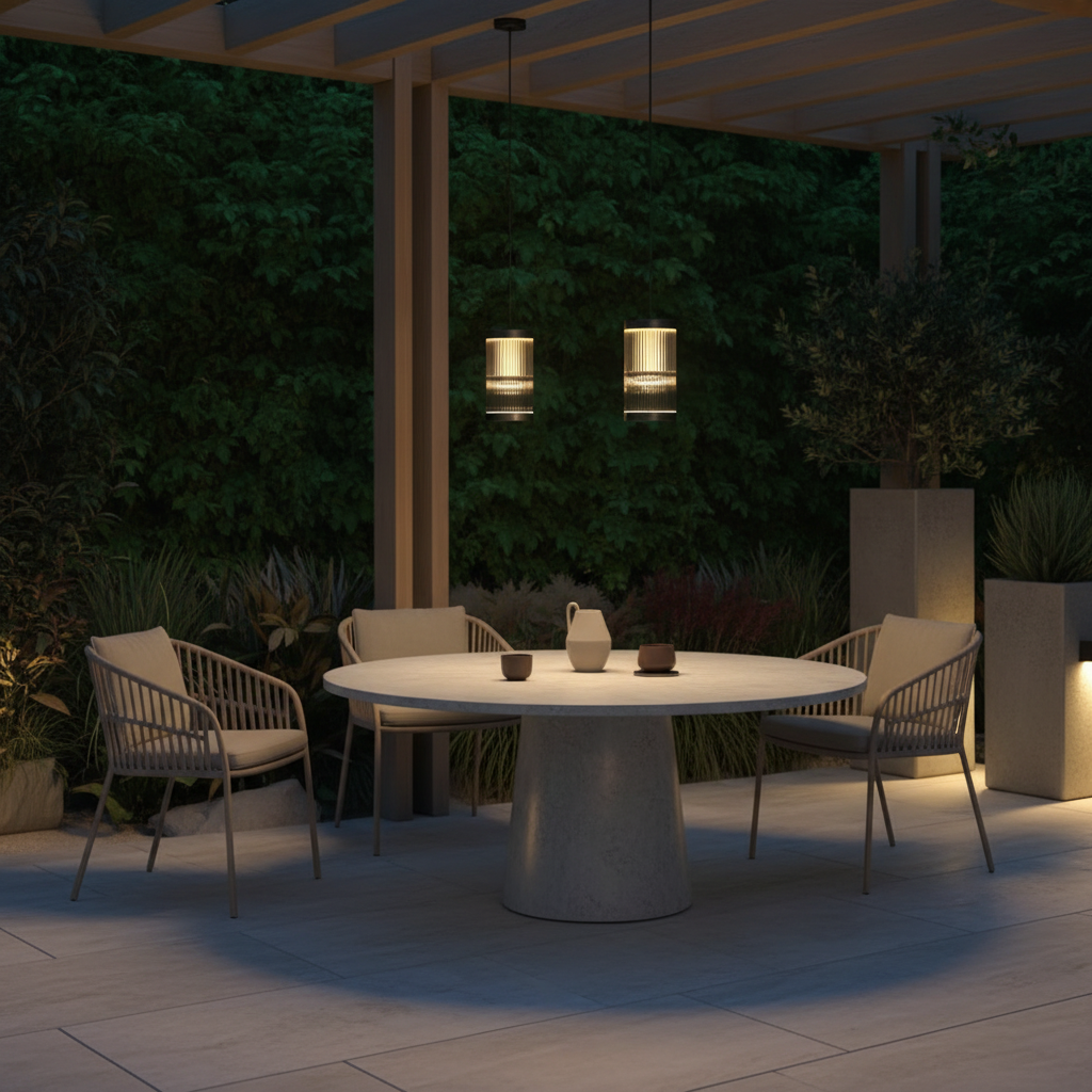 Luminara | Elegant Waterproof LED Outdoor Pendant Light Fixture