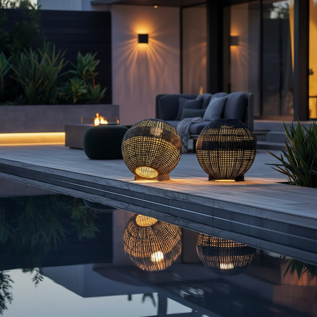 Stylish Outdoor Solar Lantern with Waterproof Design & LED Light | Perfect for Gardens and Patios