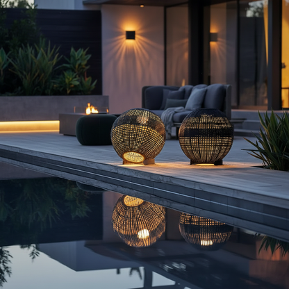 Stylish Outdoor Solar Lantern with Waterproof Design & LED Light | Perfect for Gardens and Patios