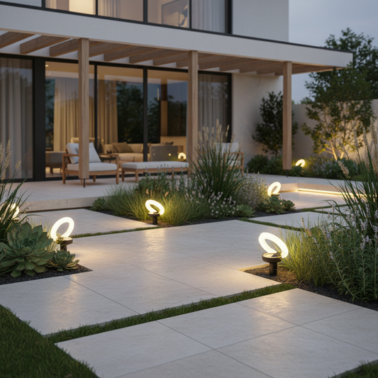 Luminara | Stylish Adjustable Solar Garden Lights 4-Pack Set