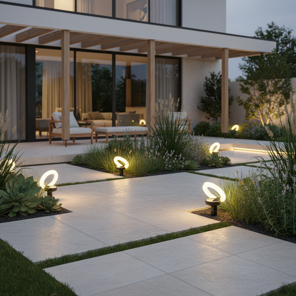 Luminara | Stylish Adjustable Solar Garden Lights 4-Pack Set