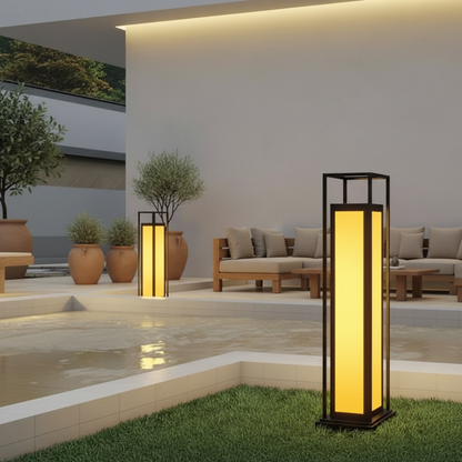 Luminara | Elegant Waterproof Outdoor Pillar Lights for House