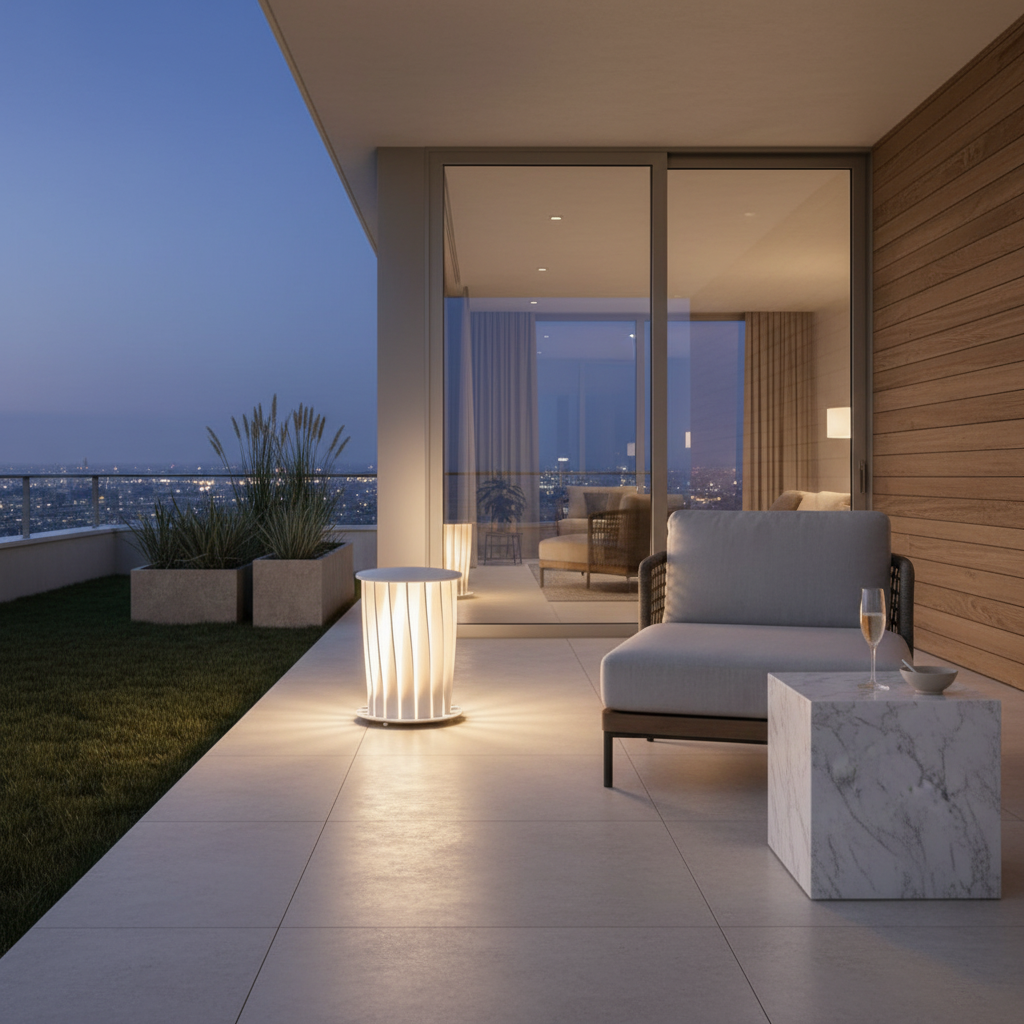 Luminara | Stylish Twisted Metal Solar Outdoor Lantern Light