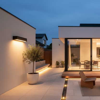 Modern Outdoor Ceiling Light | Waterproof Adjustable Porch Lighting