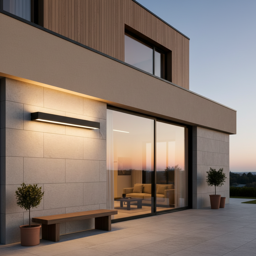 Modern Outdoor Ceiling Light | Waterproof Adjustable Porch Lighting