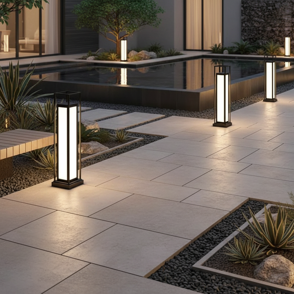 Luminara | Elegant Waterproof Outdoor Pillar Lights for House