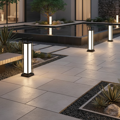 Luminara | Elegant Waterproof Outdoor Pillar Lights for House