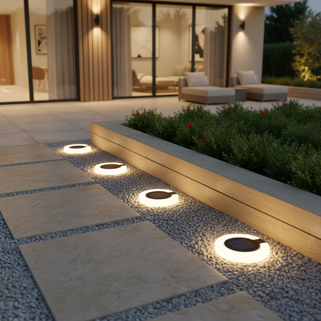 Luminara | Stylish Adjustable Solar Garden Lights 4-Pack Set