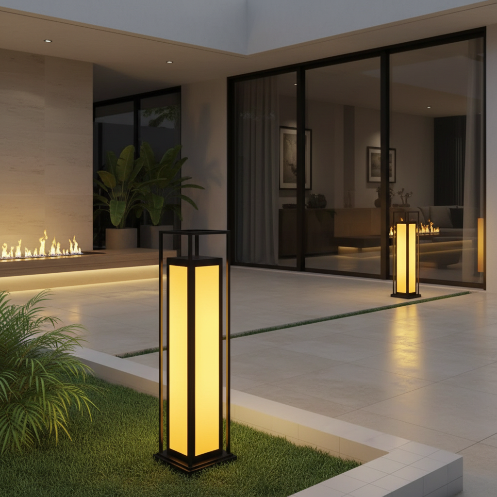 Luminara | Elegant Waterproof Outdoor Pillar Lights for House