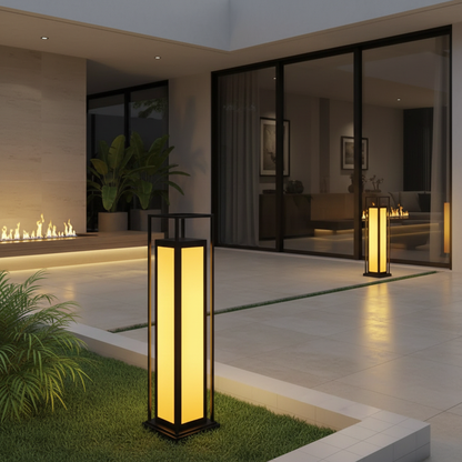 Luminara | Elegant Waterproof Outdoor Pillar Lights for House