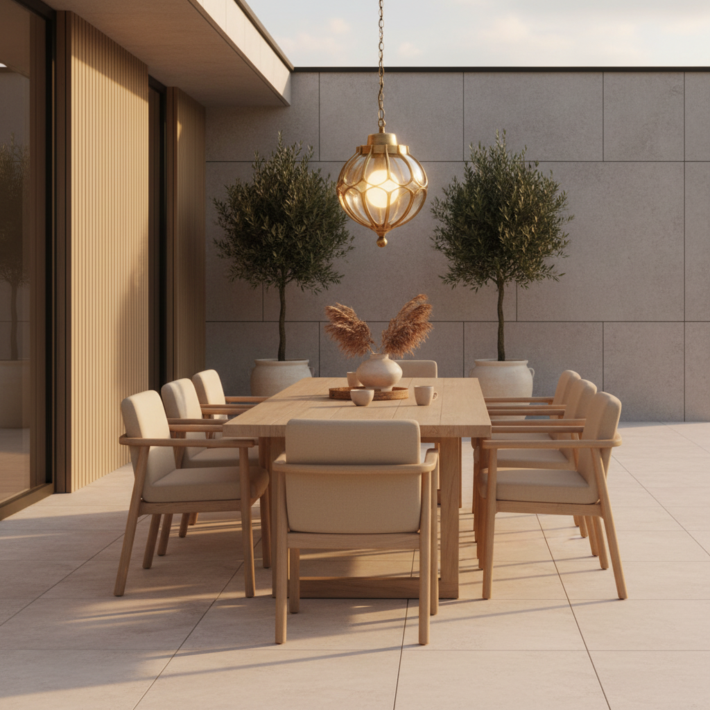 Luminara | Elegant Vintage Outdoor Pendant Light Fixture for Gardens