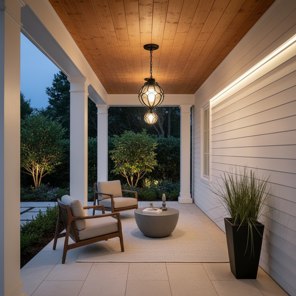 Luminara | Elegant Vintage Outdoor Pendant Light Fixture for Gardens
