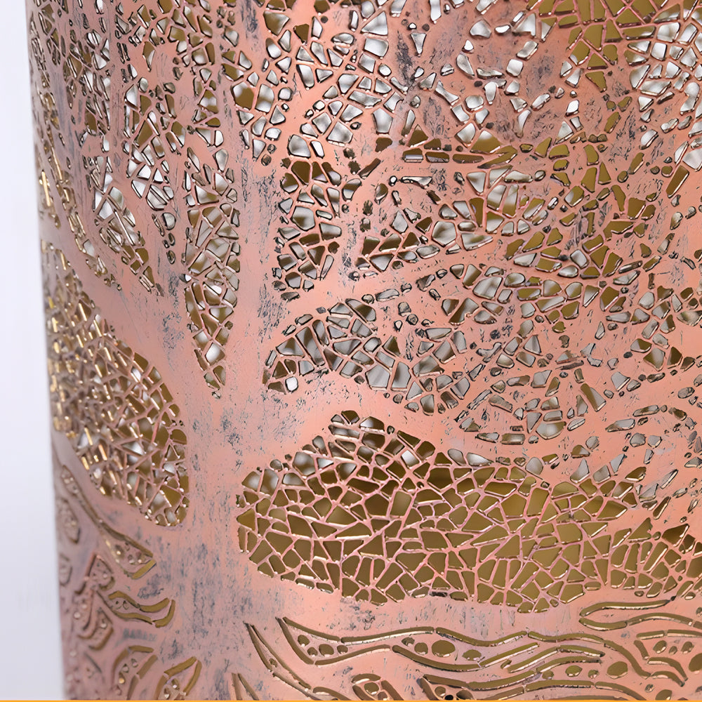 TreeGlow | Charming Vintage Solar Lantern with Tree of Life Design 6