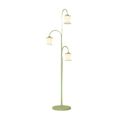 TulipGlow | Stylish Modern Arc Floor Lamp with Three Dimmable Lights 8