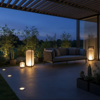 Luminara | Stylish Waterproof LED Handle Outdoor Lantern