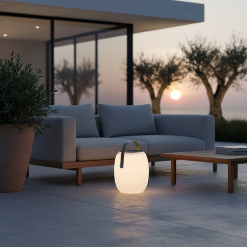Solara | Stylish Portable Outdoor Solar Lantern for Garden Ambiance