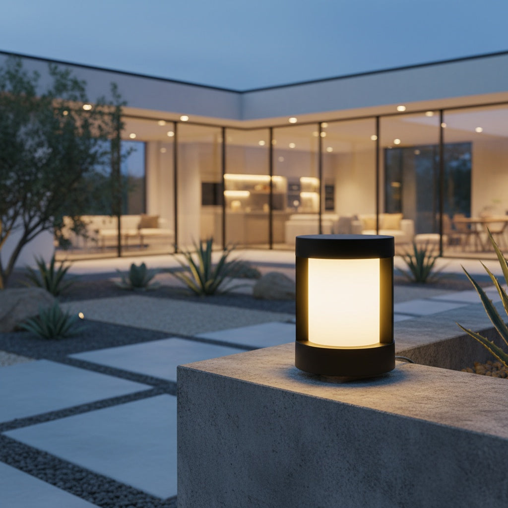Lumosphere | Stylish Solar Outdoor Lights For Modern Pillar Illumination