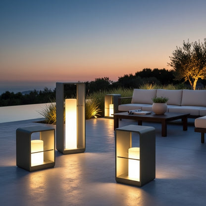 Luminara | Stylish Black Outdoor Solar Lantern with Dual Power Modes
