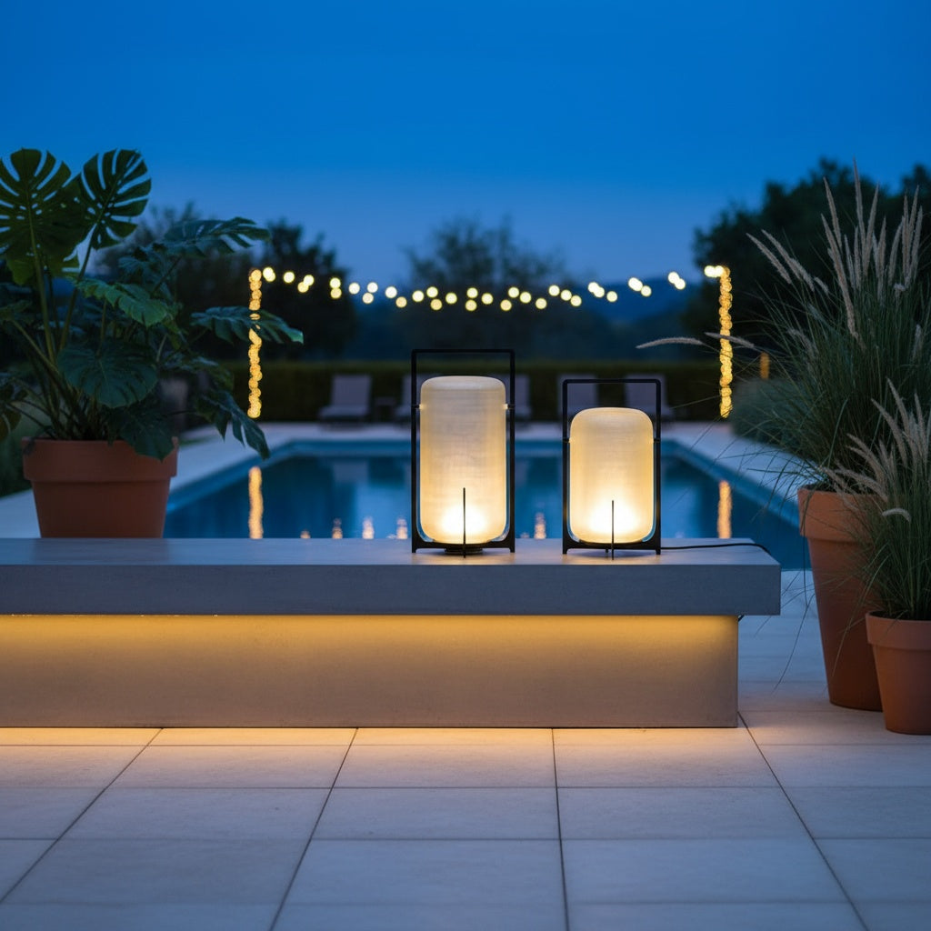 Luminara | Stylish Waterproof LED Handle Outdoor Lantern
