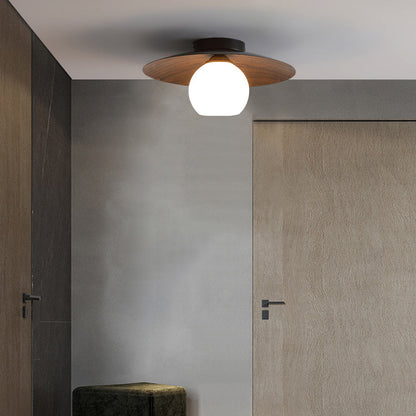 WoodGrain | Modern Elegant Flush Mount LED Ceiling Light Fixture