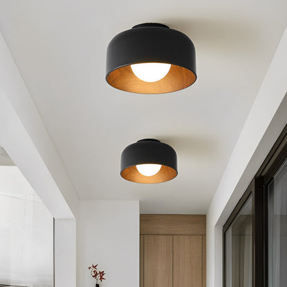 WoodGrain | Modern Elegant Flush Mount LED Ceiling Light Fixture