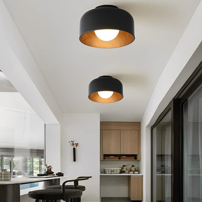 WoodGrain | Modern Elegant Flush Mount LED Ceiling Light Fixture