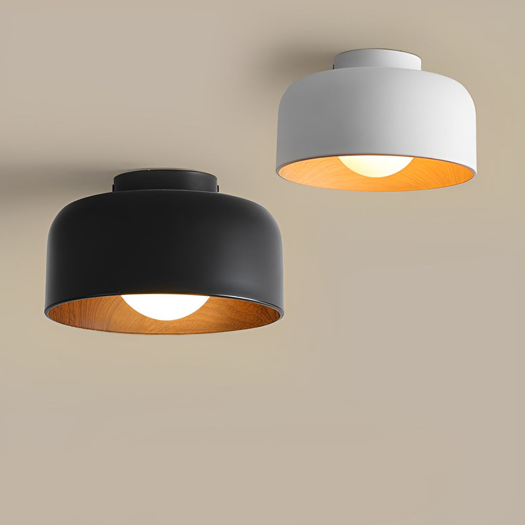 WoodGrain | Modern Elegant Flush Mount LED Ceiling Light Fixture
