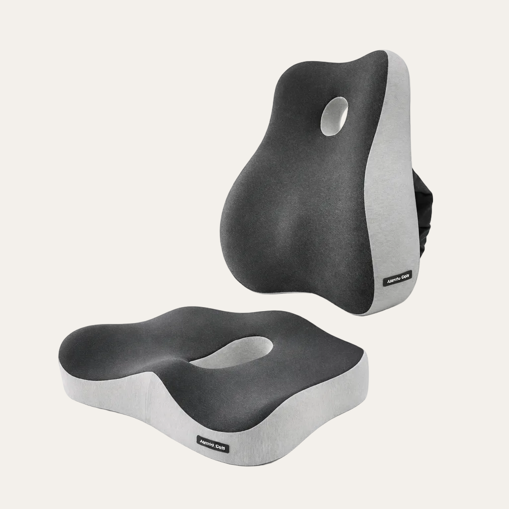 Lumbar & Seat Comfort Cushion Set
