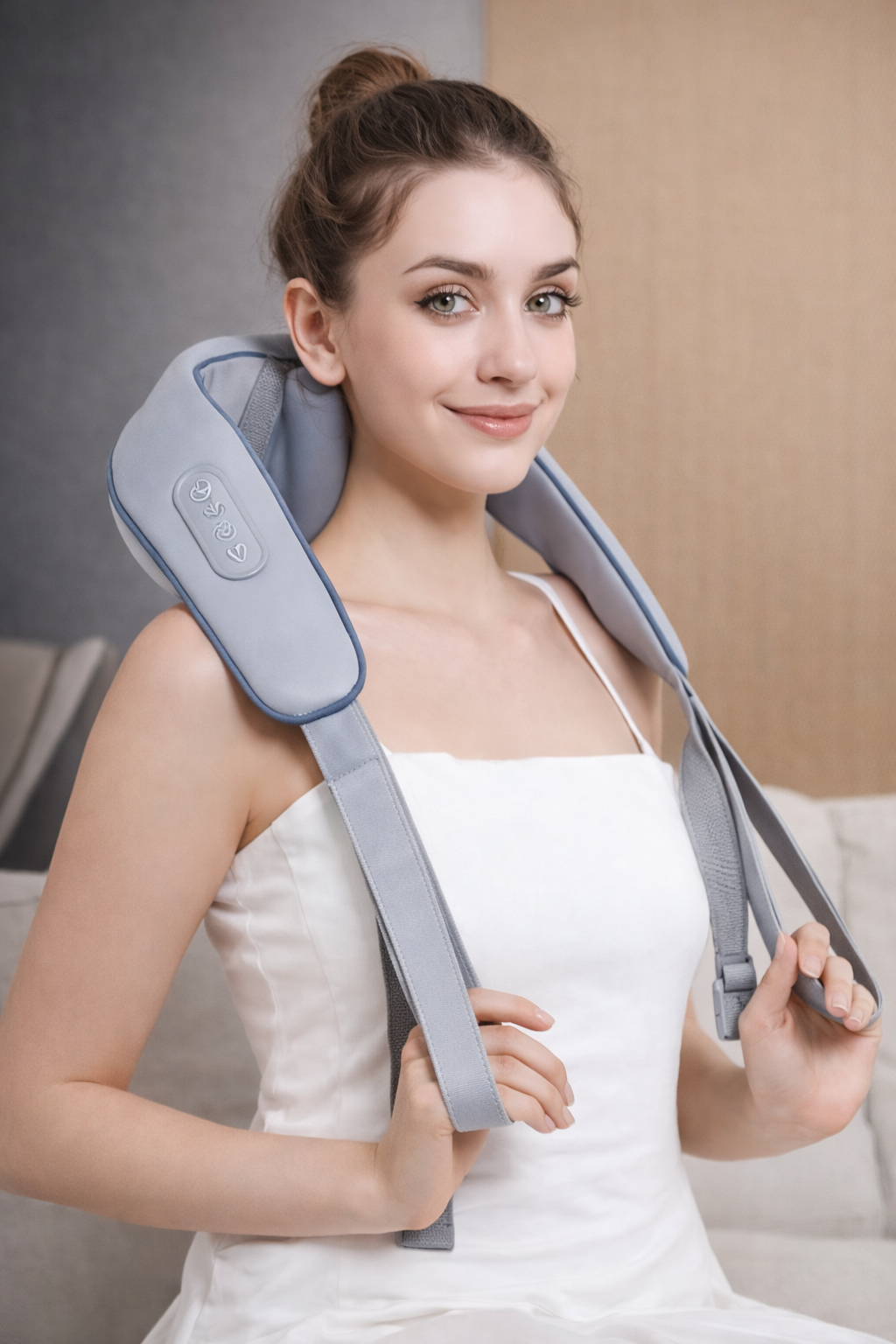 Rechargeable Shoulder & Neck Massager with Heat