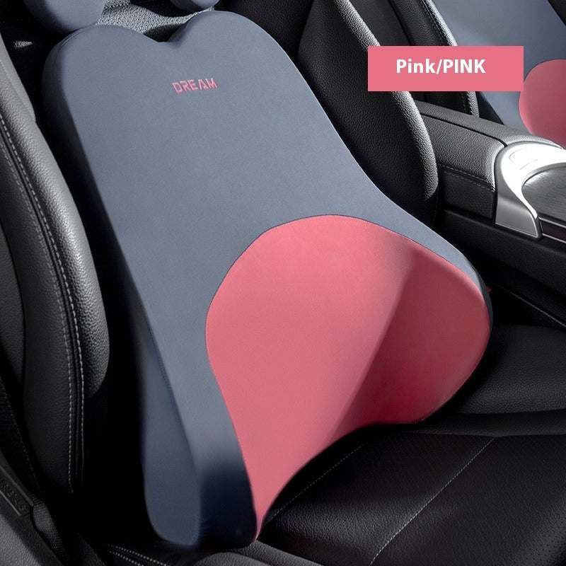 Memory Foam Neck Pillow Car Backrest Cushion